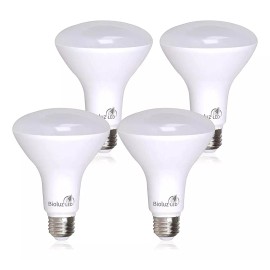 Bioluz Led Paquete De 4 Bombillas De Inundación Cri Br30 Par