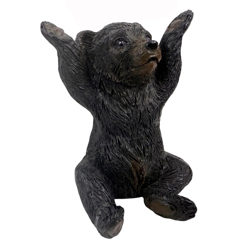 Set of 2 Jumbo Bear Fan Pulls – Rustic Resin