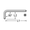 GEDORE 42 Z 6 Hexagon Allen Key 6 mm