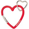 Milkfed 103213054029 Carabiner HEART CARABINER Women's Red Free, red