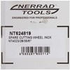 Nerrad Tools NT624819 NT4023/4028/4035/4067 INOX Spare Cutting Wheel, Black