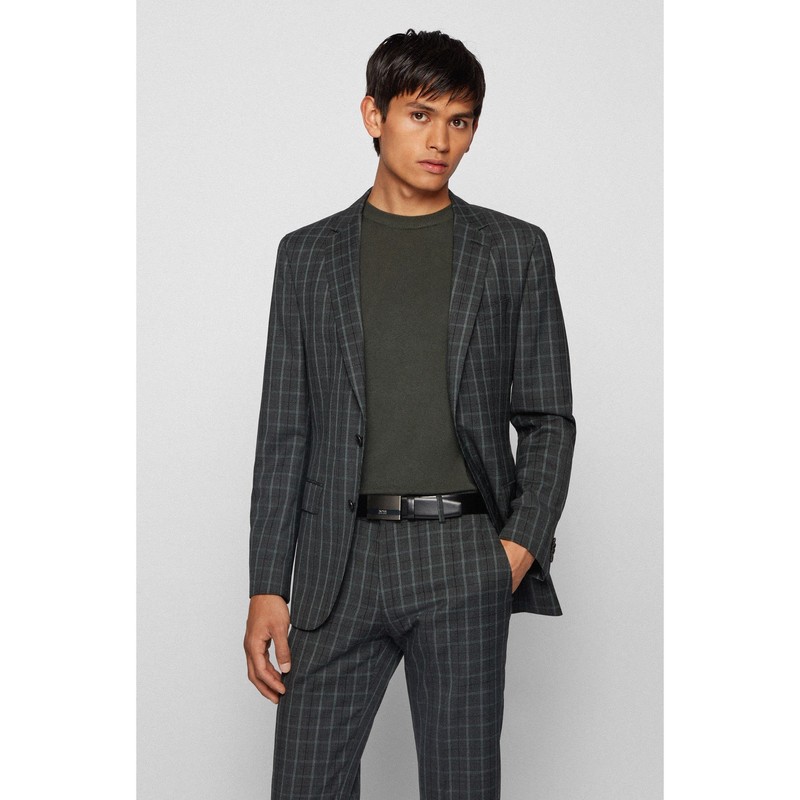 BOSS Herren Baxton G rtel, Schwarz, 80 EU