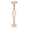 Table Candlestick Ornament Iron Twisted Curb Candle Holder Decorative Ornament