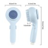 Dog Shower Attachment, Dog Bath Brush Sprayer with Soft Brush