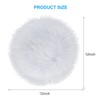 Faux Fur Carpet 30cm Soft Round Chair Cover Seat Pad