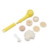 Electric Bath Brush Exfoliating Multifunctional with 6 Attachments Auto Rotation