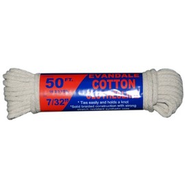 T.W Evans Cordage 43-075 7/32-Inch Evandale Cotton Clothesline 50-Feet Hank