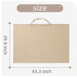kelingsi Breastfeeding Nursing Cover, 100% Cotton Nursing Scarf cover Mother Nursing Apron, (Khaki)