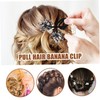 SAFIGLE Rhinestone Flower Hair Clip Bun Maker Versatile Hairstyle Shaper