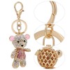 Cute Bear Keychain, Animal Rhinestone Key Chain, Charm Pendent Beautiful