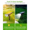 ZOOKKI Solar Spot Lights Outdoor, Solar Lights Outdoor Waterproof IP65,