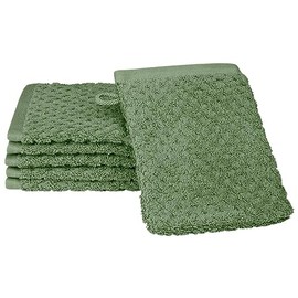 Ross Uni-Walk Harmony Hand Towels Pine Green Wash Mitt 16 x 22 cm