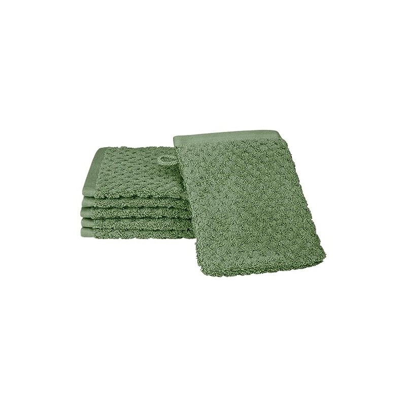 Ross Uni-Walk Harmony Hand Towels Pine Green Wash Mitt 16
