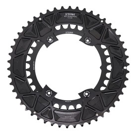 Stone 110bcd Double Circle Chainring for Shimano 105 R7100 UT R8100 DA R9200 Road Bike 46-32T,48-33T,50-34T,54-40T,52-36T,53-39T (54T-40T)