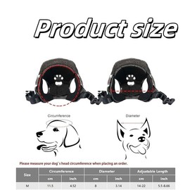 Pet Helmet,Dog Helmets for Small Dogs with Ear Holes, Hard Safety Pet Dog Hat for Puppy, Windproof Doggies Motorcycle Helmets for Outdoor Riding Hiking Cycling, Motorcycle/Bike Hat for Cat (Black)