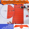Skywin Wooden Pegboard for Nerf Gun Storage, Nerf Gun Wall