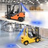 eTzone New Square LED Forklift Safety Lights Blue DC 12-100V