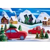 Many Mornings Unisex Xmas Tree Mismatched Socks (Pack of 2),