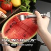2pcs Stainless Steel Fruit Cutter, Watermelon Fork Slicer Cutter, 2