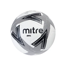 Mitre Impel L30P Football, Highly Durable, Shape Retention, White/Black, 3