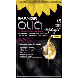 OLIA Coloración Permanent #2.0 Black Diamond 4 pz