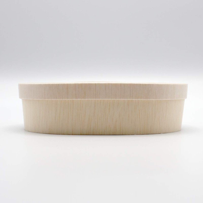 KAYU PACKAGE Oval DAEN Wooden Containers, Medium, 4.7 x 6.7