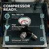 LE LEMATEC Air Pressure Regulator with Gauge - 1/4 NPT