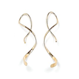 Spiral Wire Earrings for Women, Hand Curved Pendant, Gift for Women, Perfect for Birthday Parties, for Loves, Mothers and Daughters