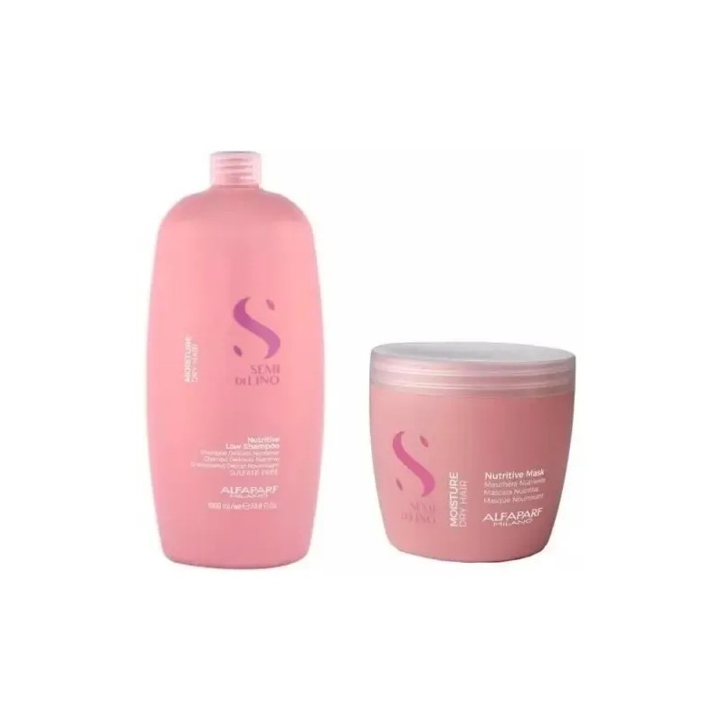 Shampoo + Mask Alfaparf Nutritive Cabello Seco Maltratado