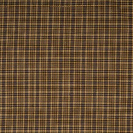 VHC Brands Tea Cabin Green Plaid Swag Set of 2 36x36x16 Country Rustic Curtains, Moss Green