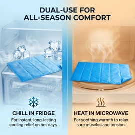 35"x23" Extra Large Full Body Ice Pack - Reusable Gel Cold Pack for Back, Hip, & Leg Pain Relief - Flexible Cold Therapy Wrap for Muscle Soreness, Injury Recovery & Relaxation