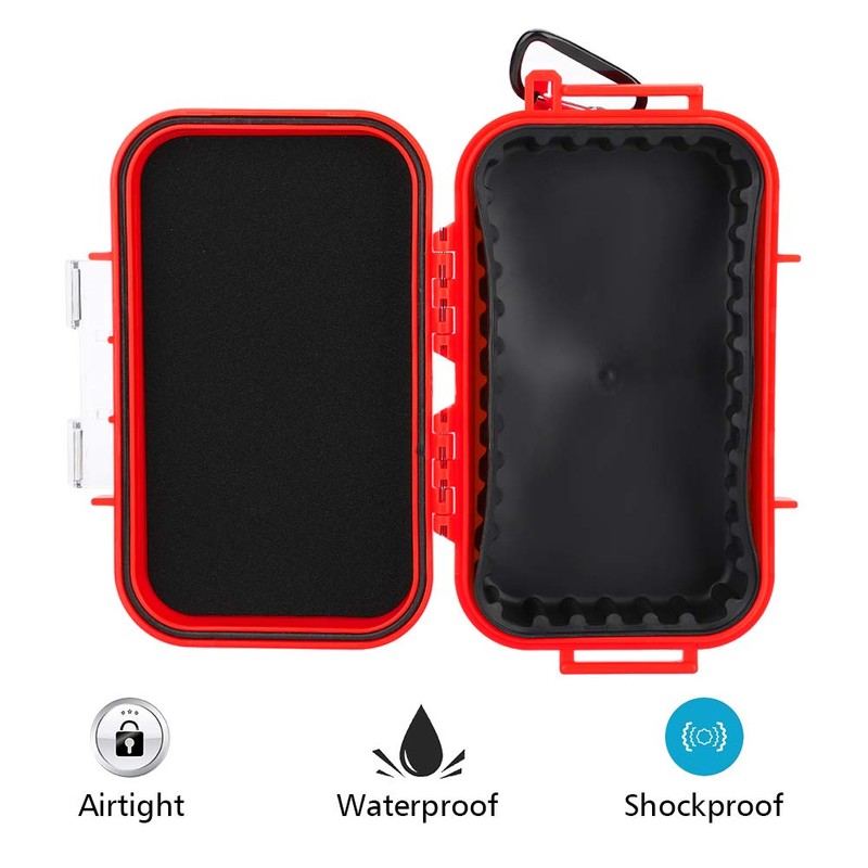 VGEBY Waterproof Storage Case, Lightweight Hard Case, Shockproof, Wear Resistant,