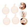 Ipetboom 4pcs Microfibre Face Cloth Makeup Sponges Cotton Rounds for