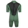 Typhoon Mens Storm3 3/2mm Shorty Wetsuit - Black Green -