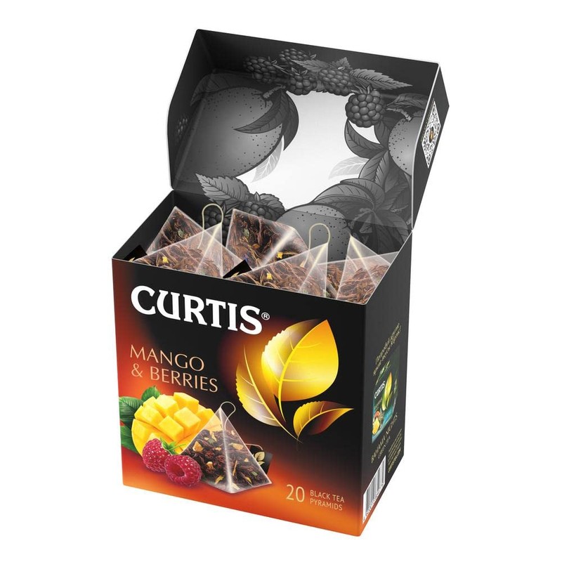 CURTIS Mango and Berries Black Tea with Orange Peel and