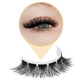 QUEWEL Lash Clusters 72 Pcs Cluster Lashes Wide Stem Eyelash Clusters C/D Curl 8-16mm DIY Eyelash Extensions Mega Style for Self Easy To Use at Home (Mega-D-16)