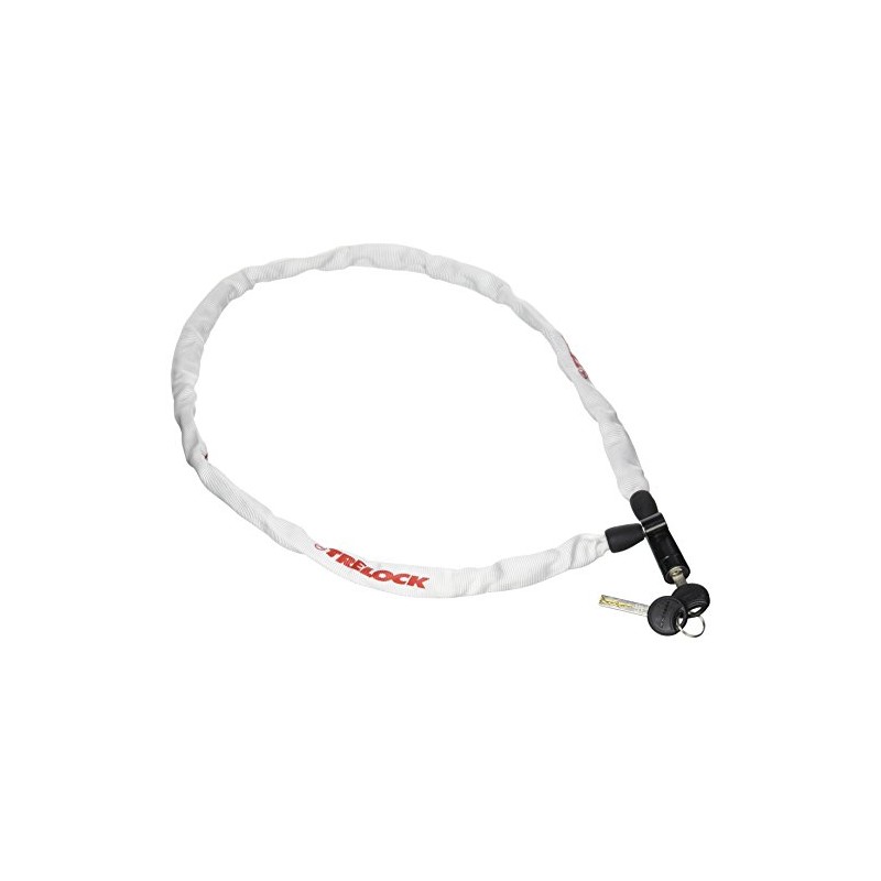 Trelock BC 110/115/7 Unisex Adult Bike Chain Lock, White