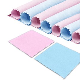 10PCS Silver Polishing Cloths - Reusable Double-Sided Jewelry Cleaning Cloths for Silver,Gold,Precious Metals, Effortless Tarnish Removal and Shine Restoration