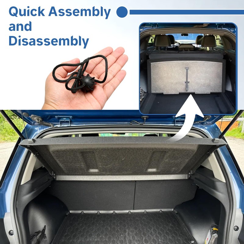 4 Pair Car Parcel Shelf Strings, Tonneau Cover Strap Cord