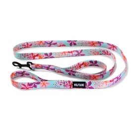 Wolfgang Premium Dog Leashes for Large Dogs Heavy Duty, Double Handle Dog Leash, Durable & Easy to Clean Nylon Dog Leash with Quick Clip Buckles, Made in USA, DigiFloral Print (1 Inch x 6 Ft)