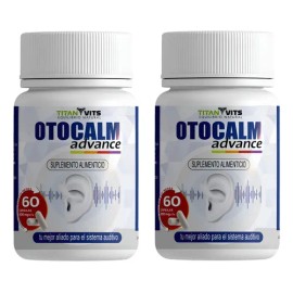 Otocalm 60 Caps | Suplemento Alivio Zumbidos En Oídos 2 Pack