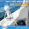 Salcod Boat Fender Rod Holder, Line Adjuster with Easy-Grip Head,