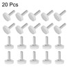 QUARKZMAN 20pcs M4 x 16mm Thumb Screw Clamping Knobs Plastic