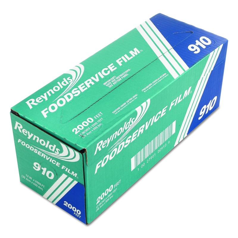 Reynolds 910 2000' Length x 12" Width, PVC Food Wrap