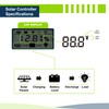 ExpertPower 10A PWM Solar Charge Controller Kit for LiFePO4, AGM,