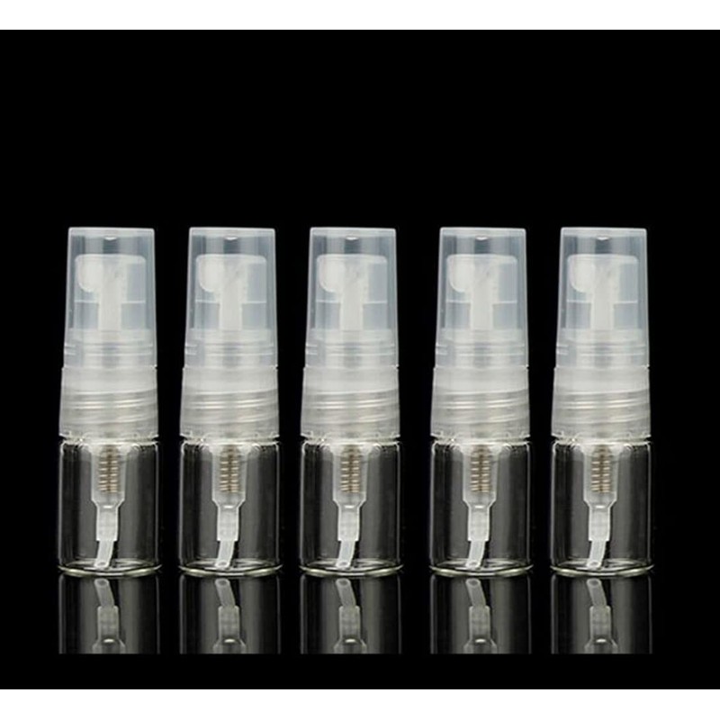 Elfenstall- 30pcs Mini Clear 2ml 5/8Dram Atomizer Vial Glass bottle