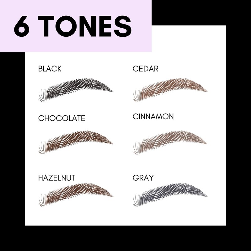 IMPALA | Brow Pencil with Brush Black Color No. 01
