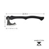 JXE JXO 22.8 Inch Hatchet, Splitting Axe 1065 High Manganese