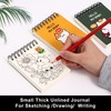 Dreamdove Blank Page Journal 8pcs Small Blank Journal Unlined Mini