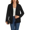 MINTLIMIT Black Blazer Jacket for Women Long Sleeve Notched Lapel